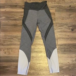 Lululemon Grey Color Block Leggings